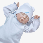 Preview: Newborn Mütze mit Buchstabe