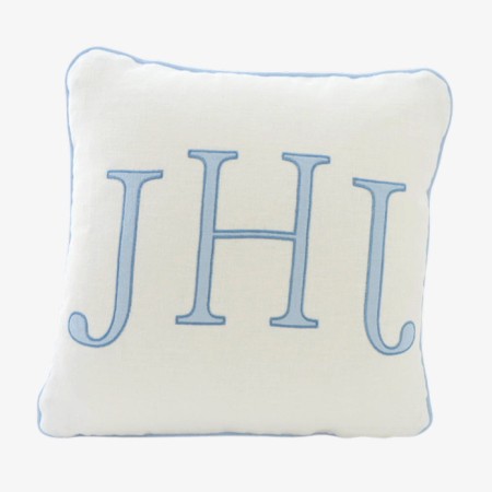 cushion with custom letters