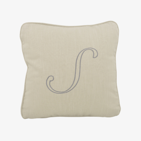 cushion with custom letter