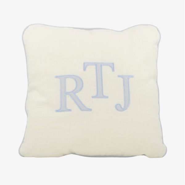 cushion with custom letters